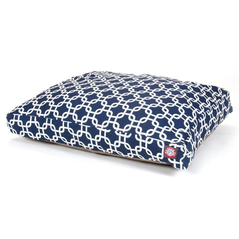 Majestic Outdoor Navy Links Rectangle Pet Bed