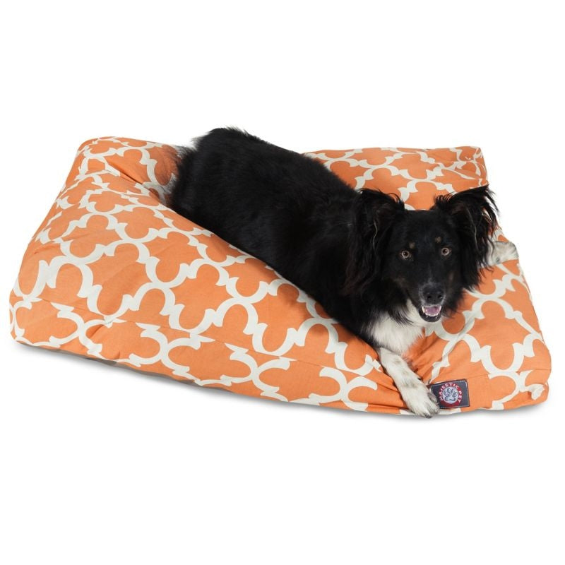 Majestic Outdoor Peach Trellis Rectangle Pet Bed