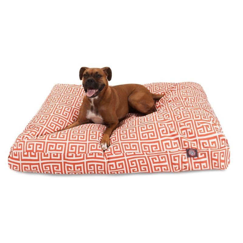Majestic Outdoor Orange Towers Rectangle Pet Bed
