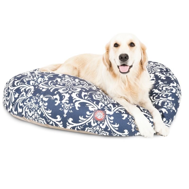 Majestic Outdoor Navy French Qtr Round Pet Bed
