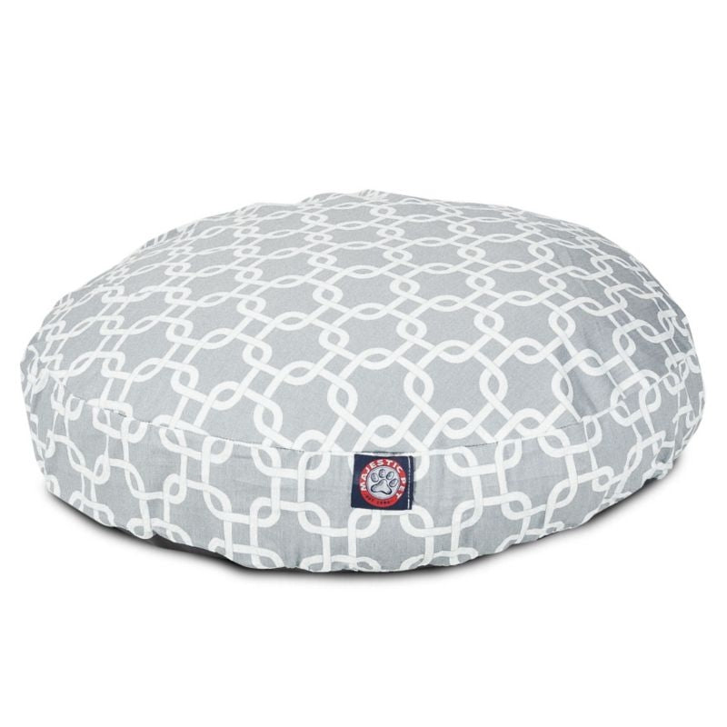 Majestic Pet Outdoor Gray Links Round Pet Bed