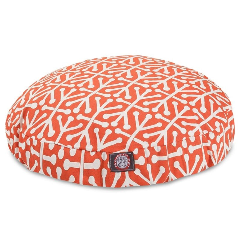 Majestic Pet Outdoor Orange Aruba Round Pet Bed