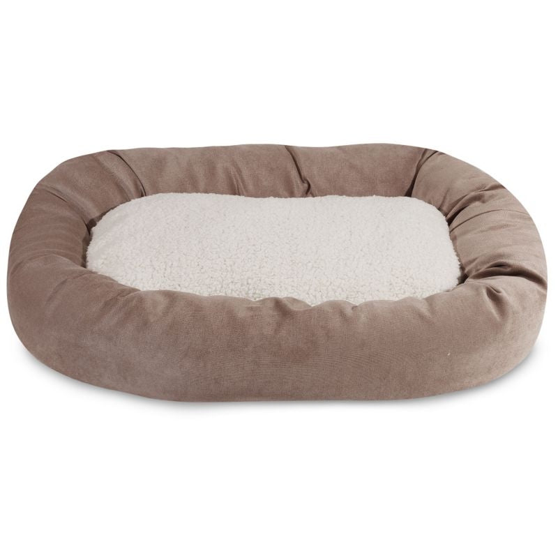Majestic Pet Pearl Villa Sherpa Bagel Bed