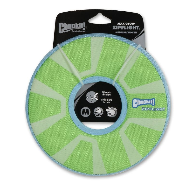ChuckIt Zipflight Max Glow Dog Toy