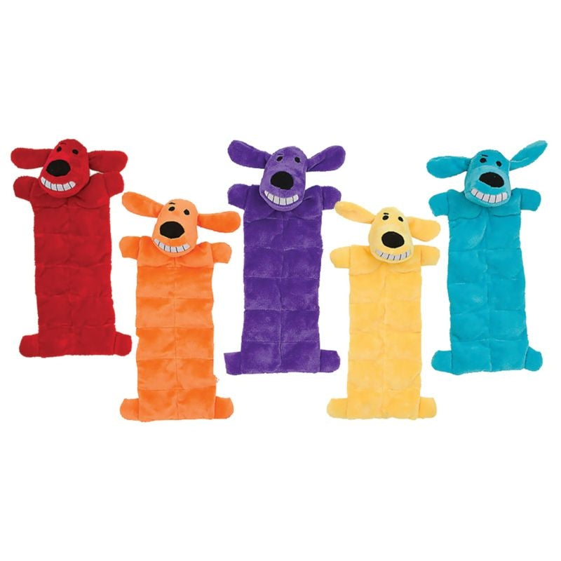 Loofa Squeaker Mat Plush Dog Toy