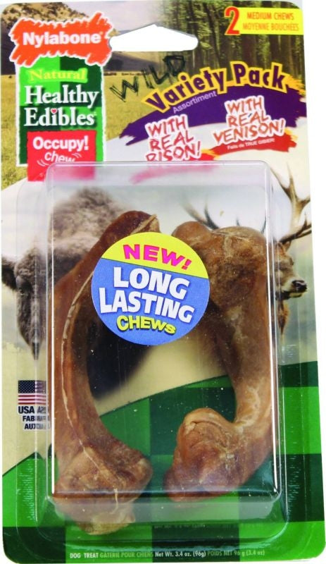 Healthy Edibles WILD Venison/Bison Dog Chew