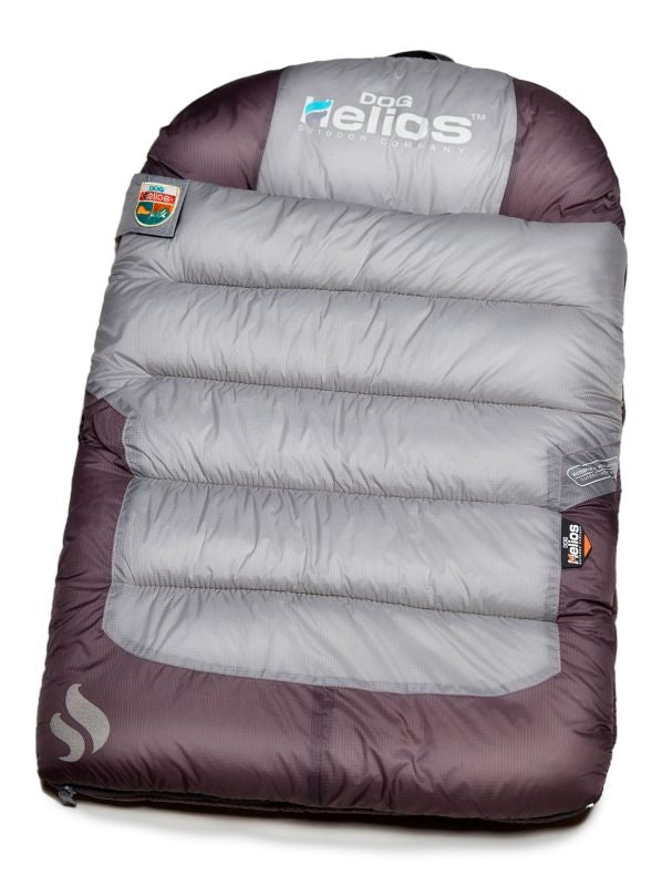 Helios Trail Barker Light Gray Travel Dog Bed