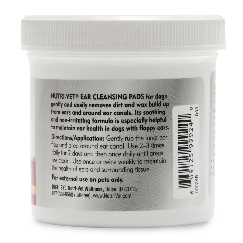 Nutri-Vet Ear Cleaning Medicated Pads