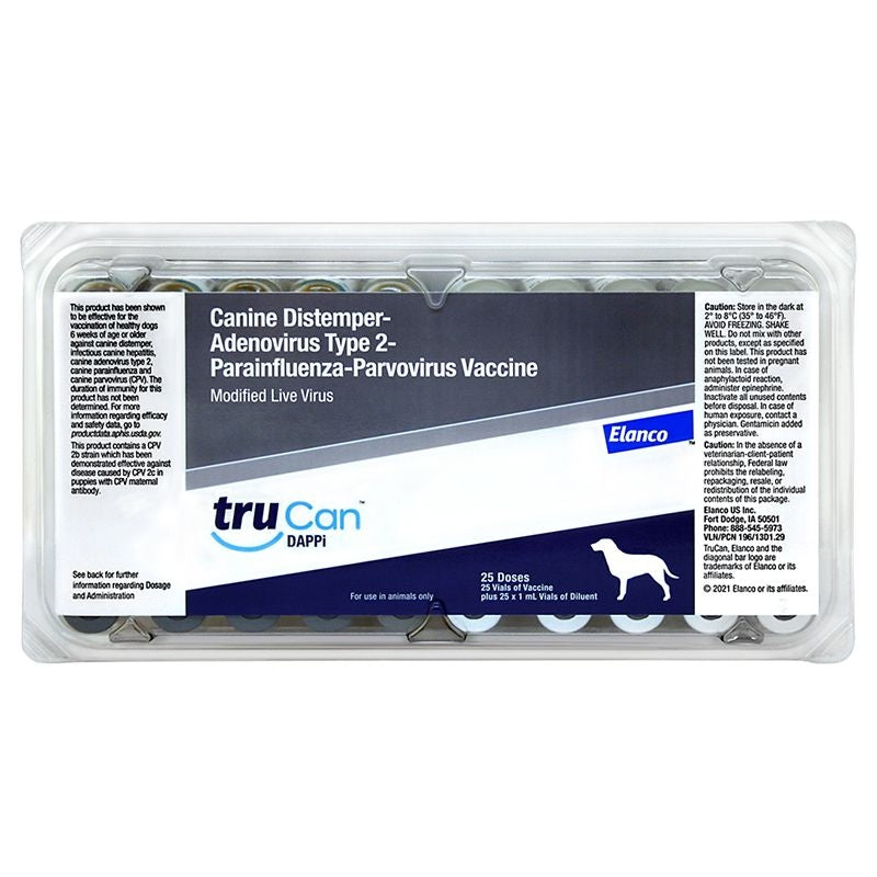 TruCan Max 5 25x1ml Canine Vaccine