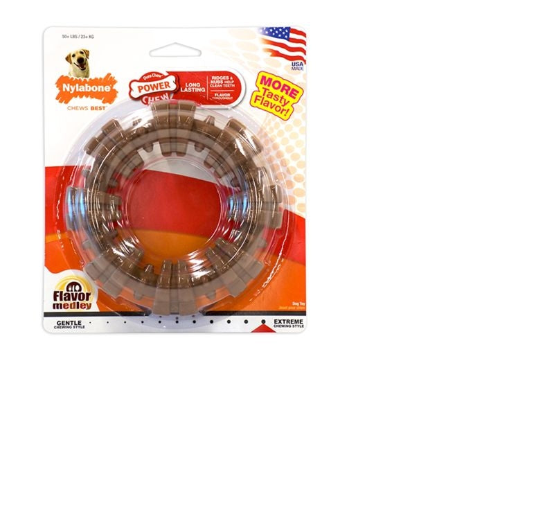 Nylabone Dura Chew Textured Ring Dog Chew