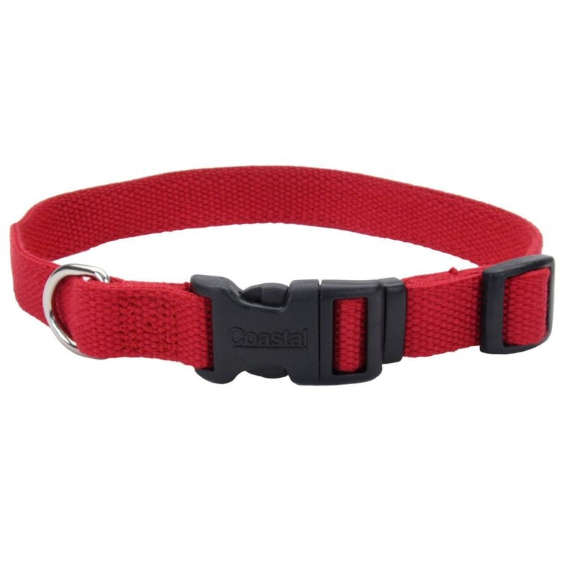 Personalized Soy Dog Collar Medium Cranberry