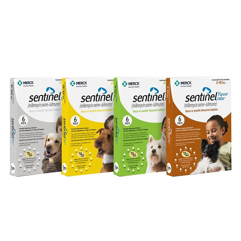 Sentinel Flavor Tabs for Dogs