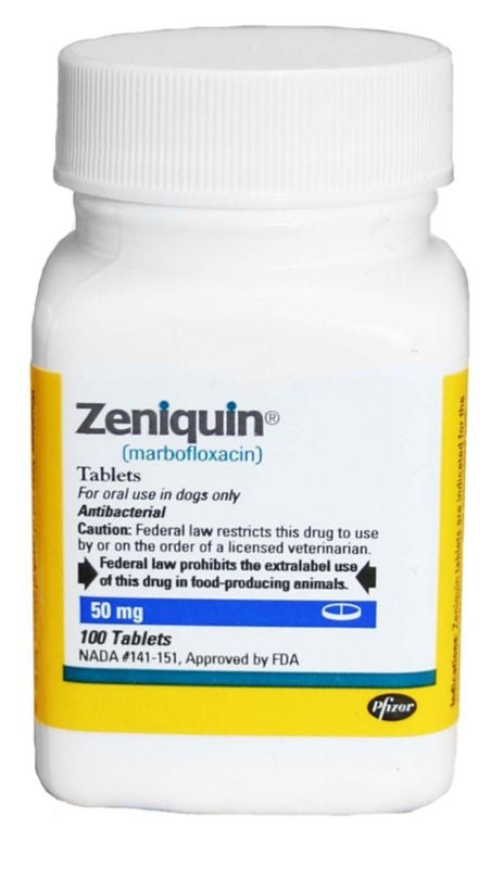 Zeniquin for Dogs and Cats 50 mg