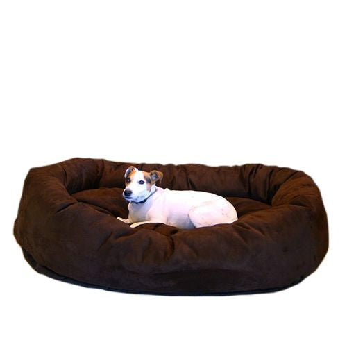 Majestic Suede Bagel Dog Bed