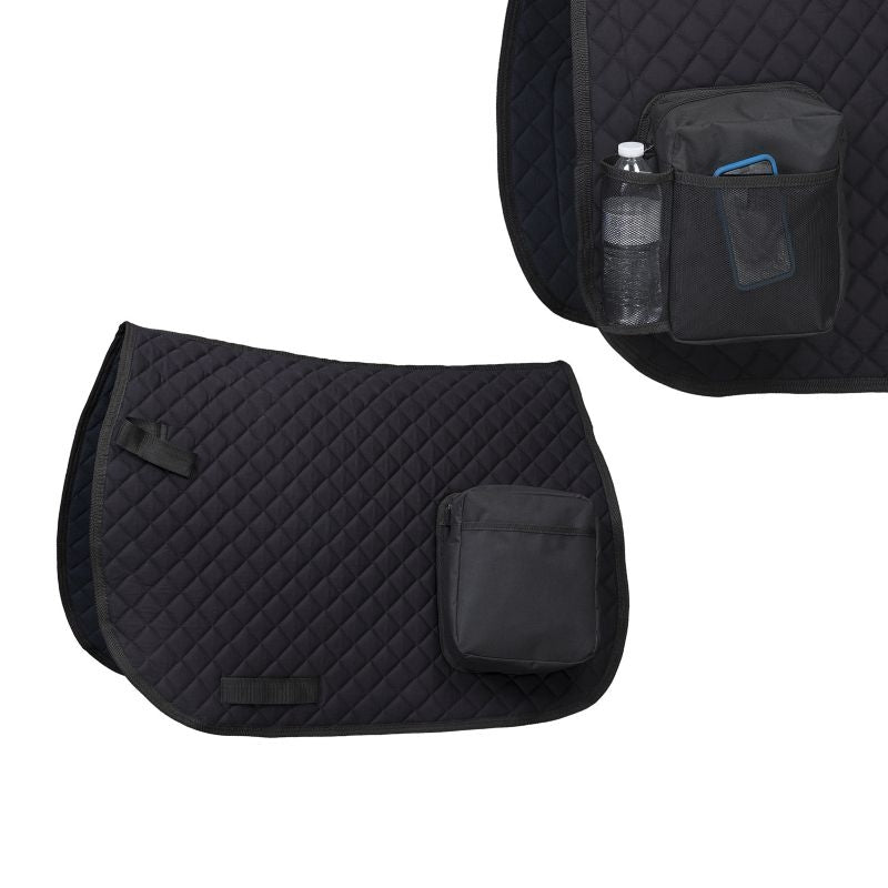 Australian Outrider Quilted Saddle Pad with Pocket
