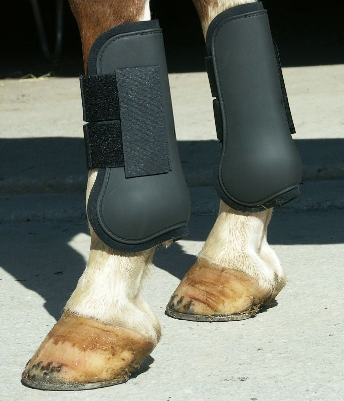 Basic Open Front Neoprene Padded Boots