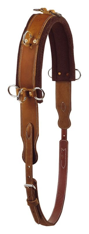 Tory Harness Leather 8-Ring Training Surcingle
