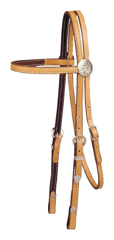 Tory Touch of Silver Browband Headstall