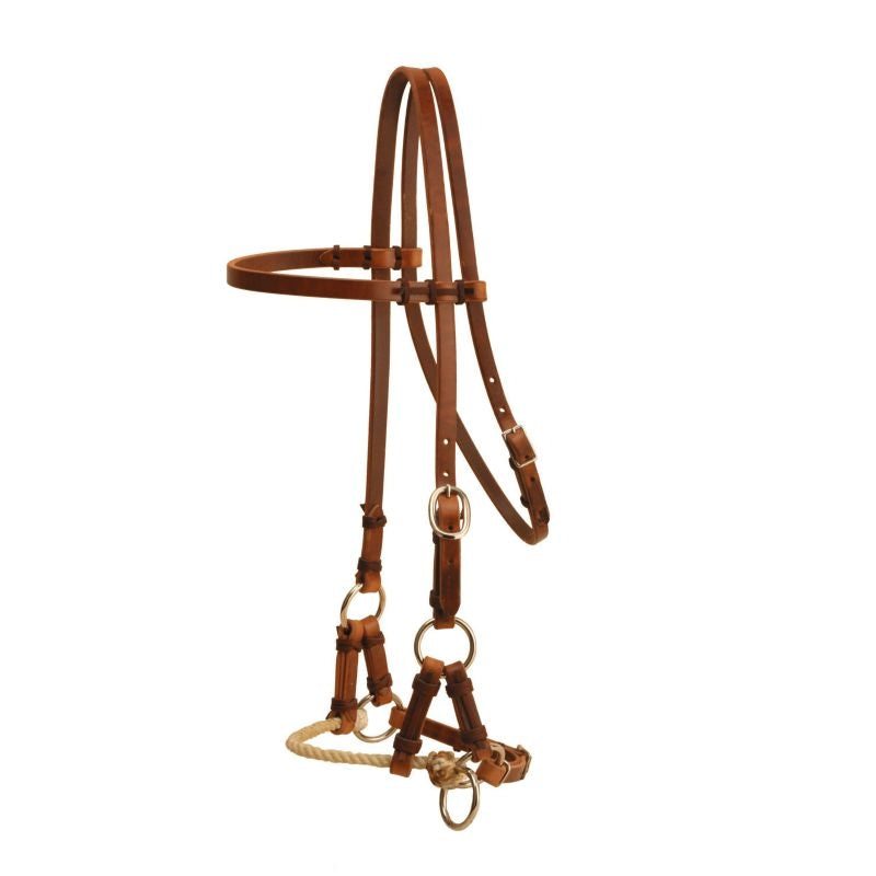 Tory Harness Leather Single Rope Side Pull