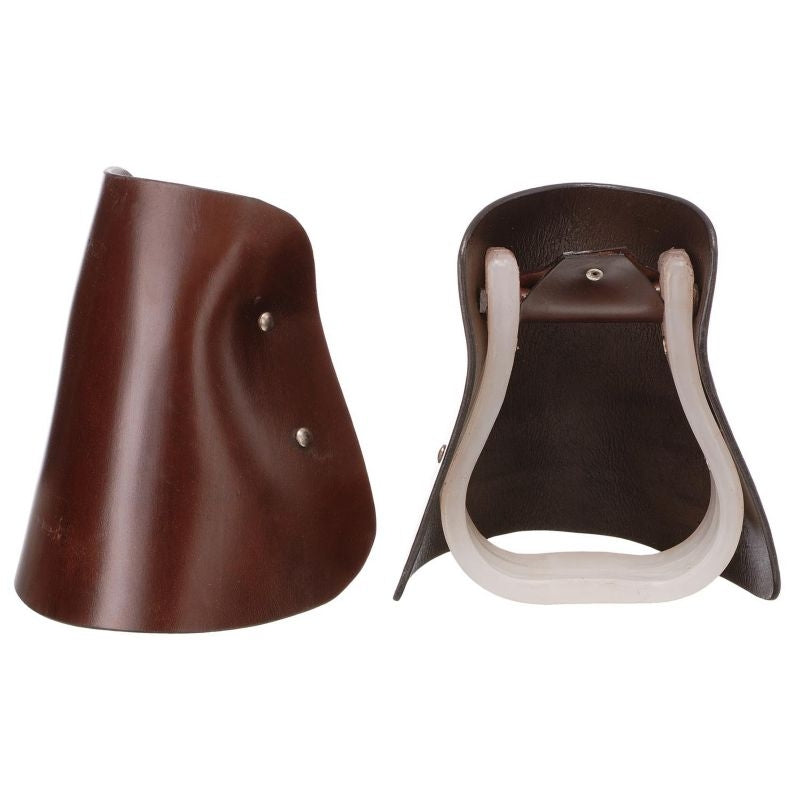 Royal King Leather Tapadero Stirrups