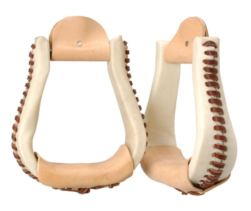 Tough1 Bell Bottom Stirrups Medium Oil