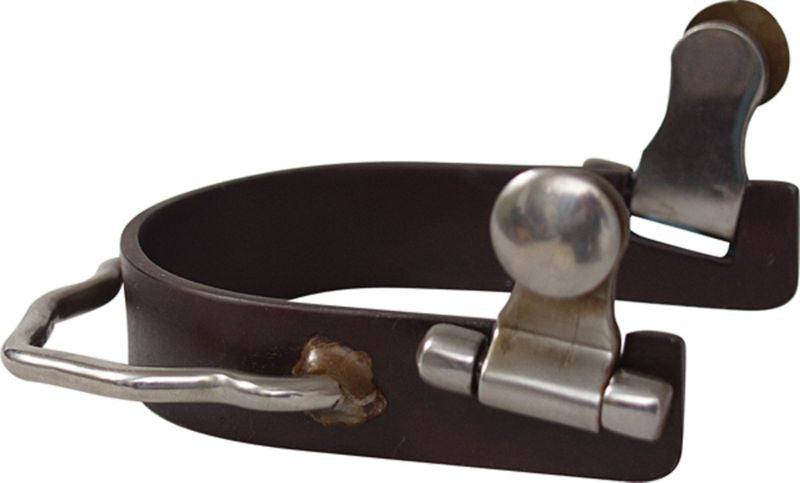 Classic Equine Silver Scroll Bumper Spurs