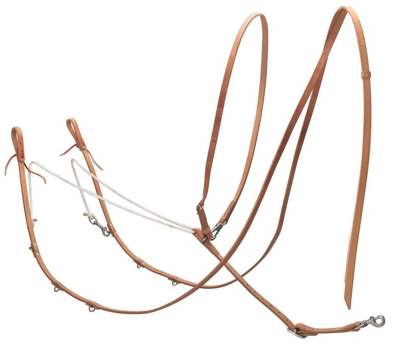 Weaver Harness Leather Cowboy German Martingale