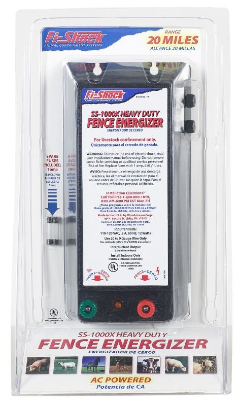 Fi-Shock 20 Mile AC Powered Fence Charger