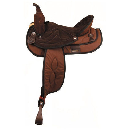 Big Horn Synthetic Suede Trail Saddle