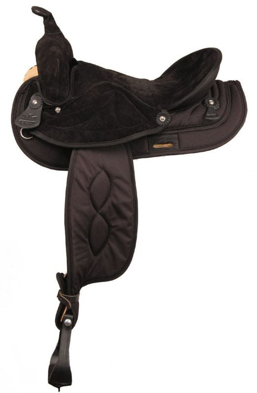 Big Horn Synthetic Suede Full QH Trail Saddle