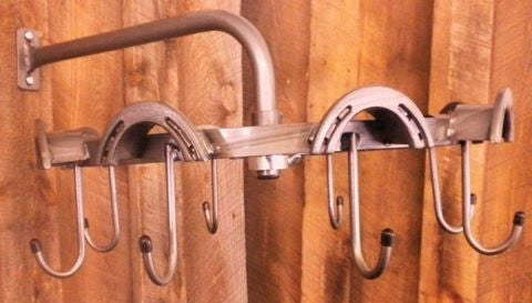 Equi Racks Deluxe Wall Mount Rotary Headstall Rack