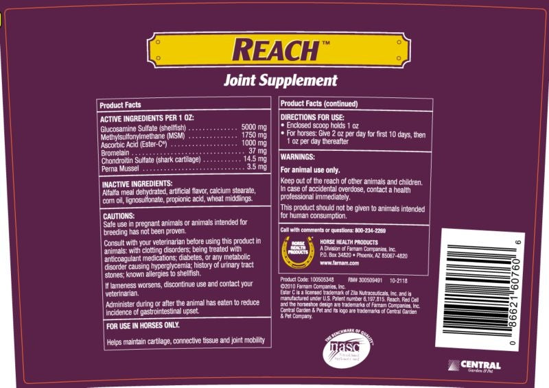Horse Health Reach Joint Supplement 2.815 lbs