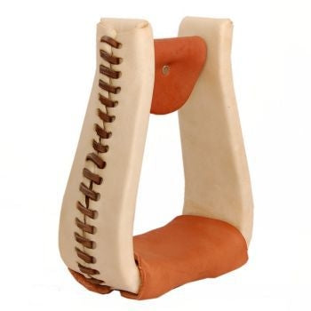 American Saddlery Rawhide Deep Roper Stirrups