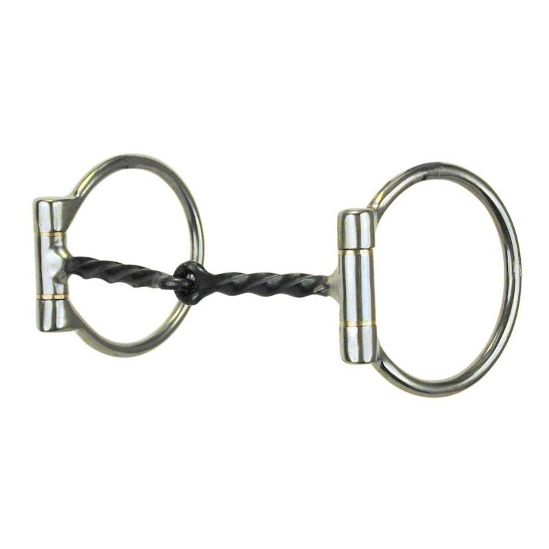 Reinsman Sweet Iron Twisted Snaffle D-Ring Bit