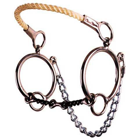 Reinsman Twisted Snaffle O-Ring Combo Bit