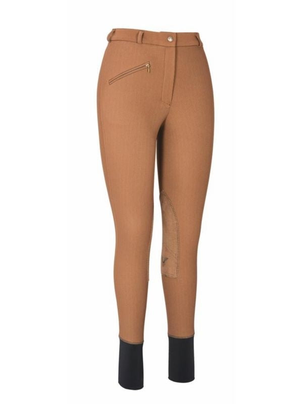 TuffRider Ladies Ribb KP Breeches 24 Gray