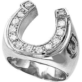 Kelly Herd Mens Horseshoe Ring