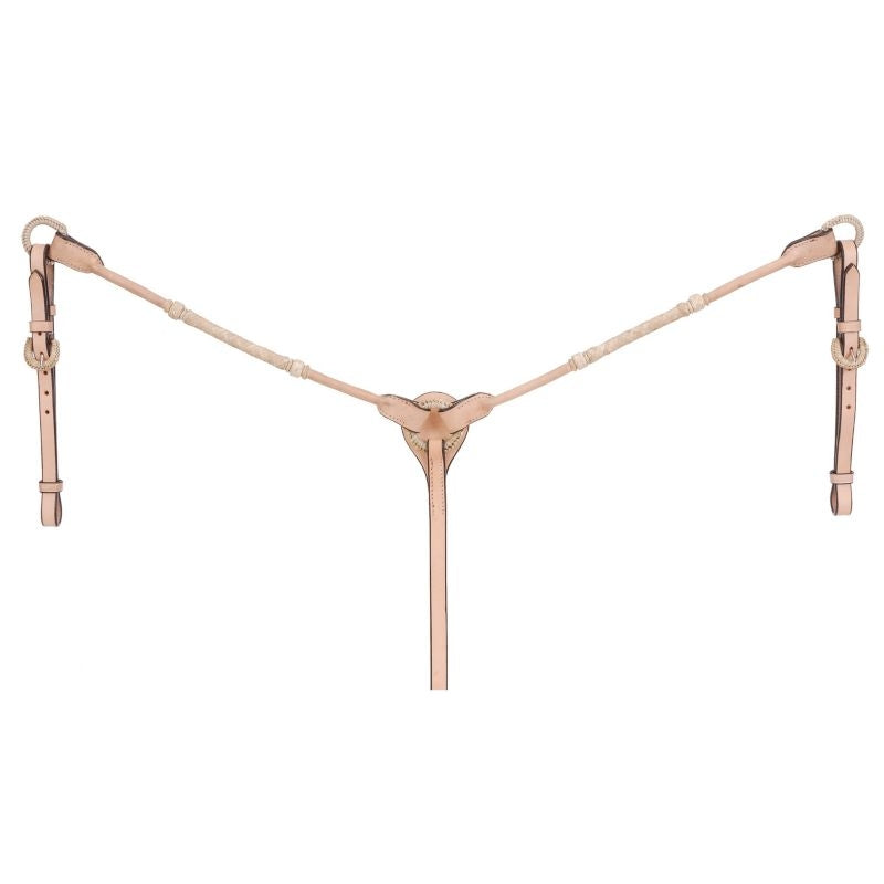 Royal King Braided Rawhide Tassel Breast Collar