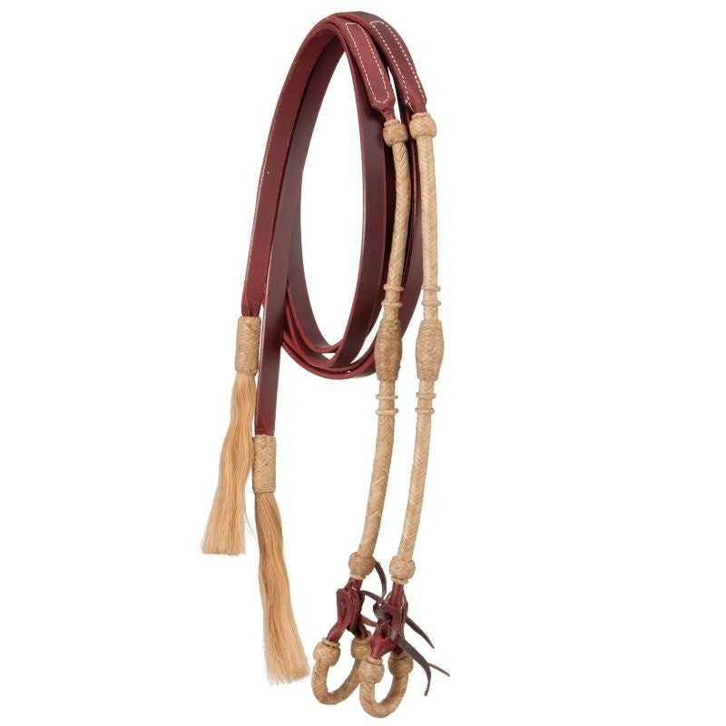 Royal King Rolled Rawhide Split Reins