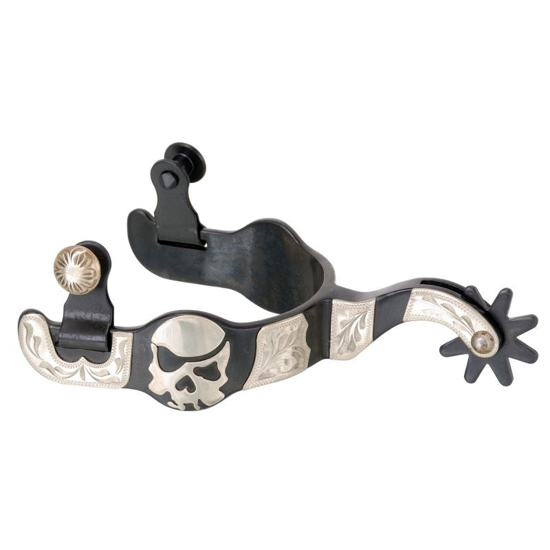 Royal King BS Silver Skull Sign 8pt Spurs