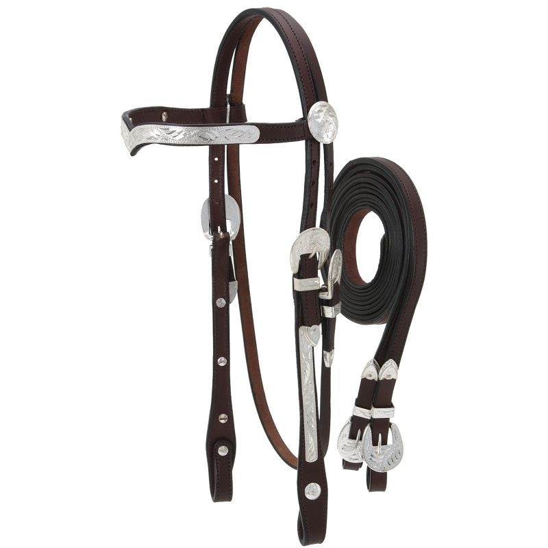 Silver Royal V-Brow Show Headstall