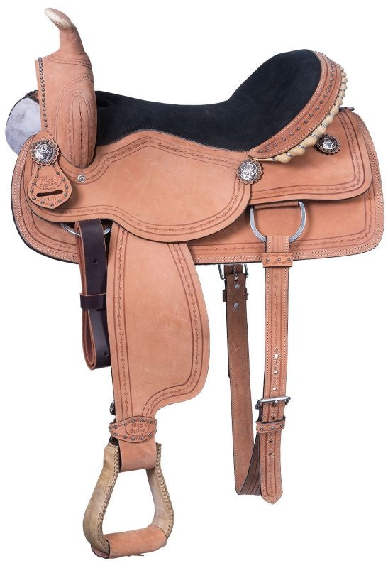 King Series Cowboy RO Barbwire Saddle