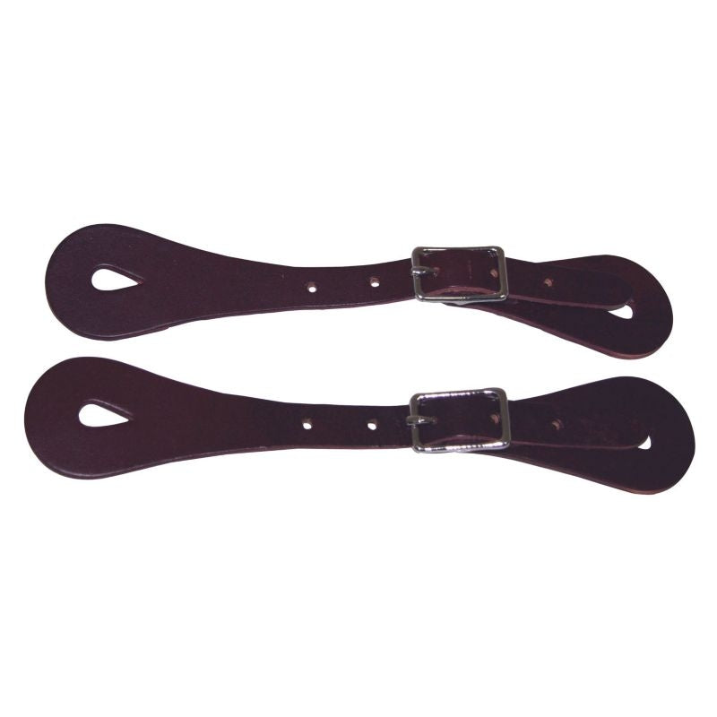 Western Latigo Leather Straight Spur Straps