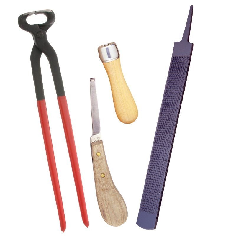 Farrier Hoof Trim Tool Kit 4 Piece