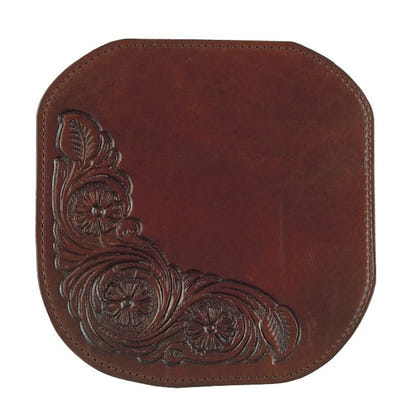 Circle Y Floral Flank Cinch 3 x 1.75 Chocolate