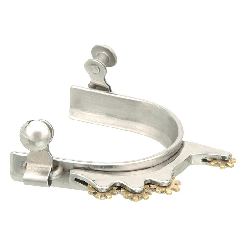 Tough1 SS Humane Rowel Bumper Spurs