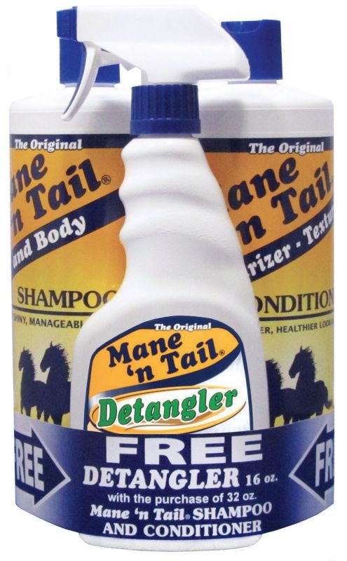 Mane n Tail Shampoo/Conditioner with Free Detangler