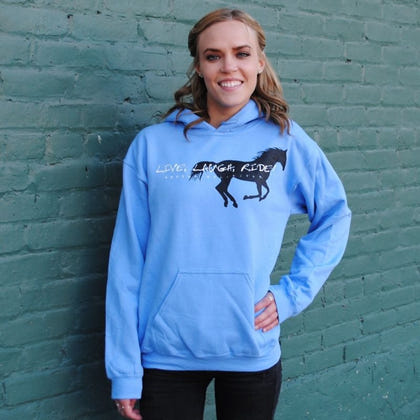 Live Laugh Ride Horses Unlimited Hoodie