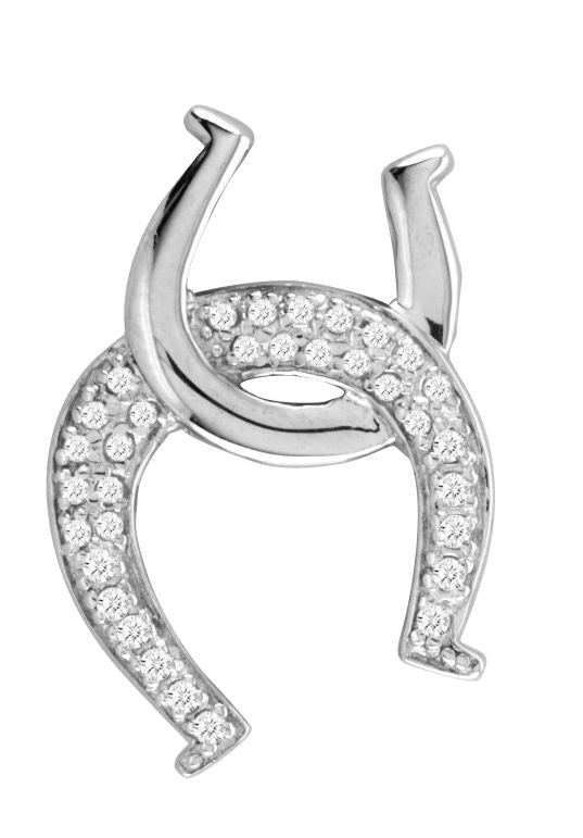 Kelly Herd Double Horseshoes Necklace