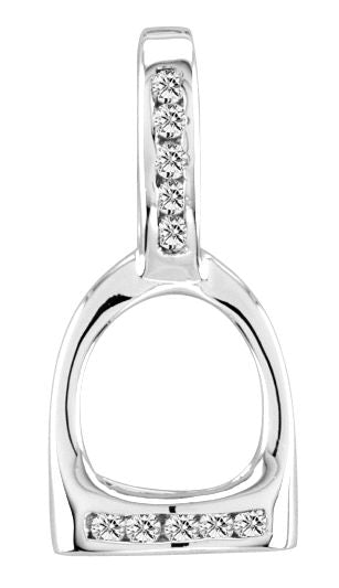 Kelly Herd Small English Stirrup Pendant